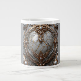 De Café Grande Caneca Jumbo, 20oz (Medalhão-4)