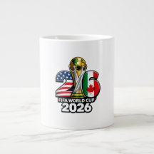 Caneca Jumbo Copa do Mundo FIFA 2026 Elegante