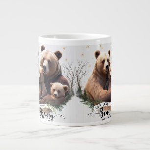 De Café Grande Caneca Jumbo Família Urso Forte Premium - Dois Fil