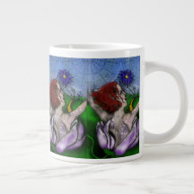 Caneca Jumbo Flor Distante
