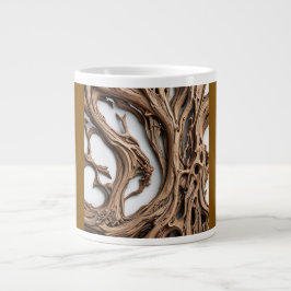 De Café Grande Caneca Jumbo (Madeira Flutuante)