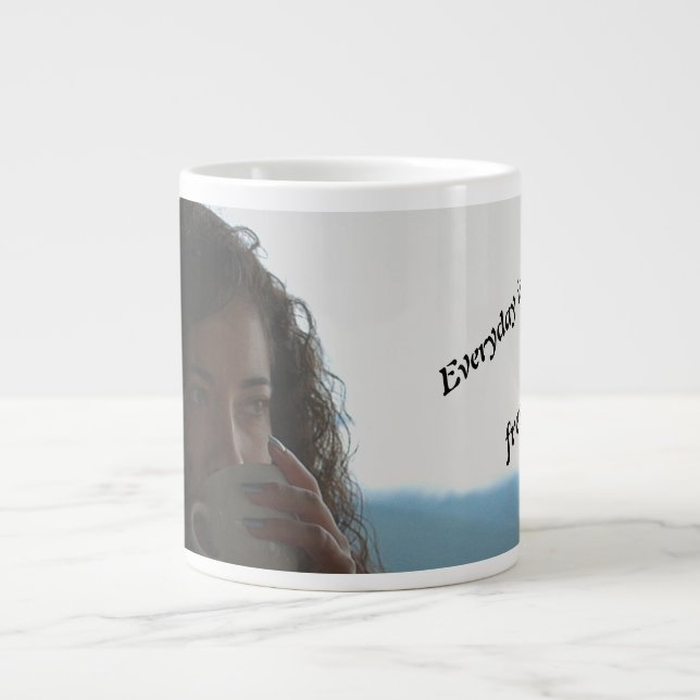 De Café Grande Caneca jumbo para todos os dias (Frente)