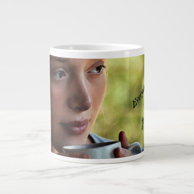 De Café Grande Caneca jumbo para todos os dias (Frente)