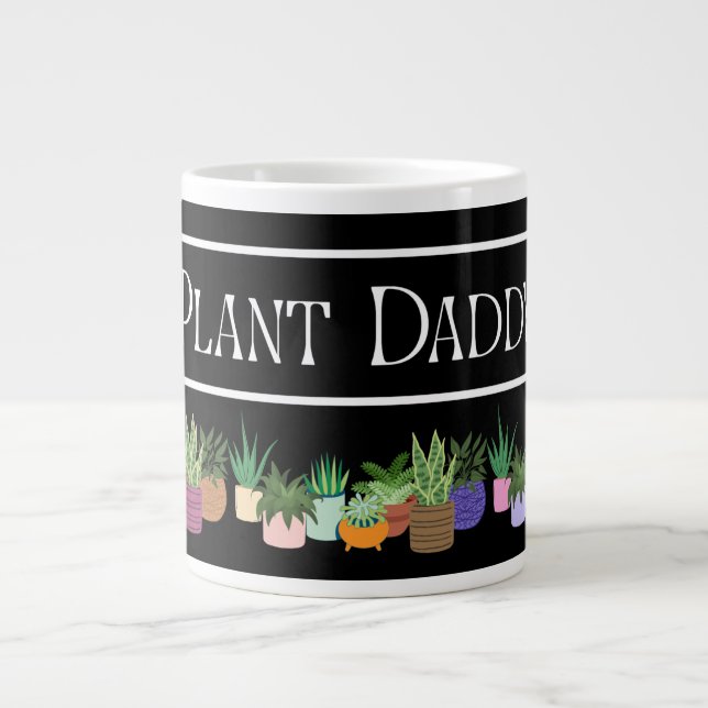 De Café Grande Caneca Jumbo Plant Daddy (Frente)
