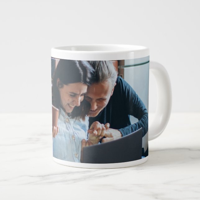 De Café Grande Caneca jumbo por dia (Frente Esquerda)