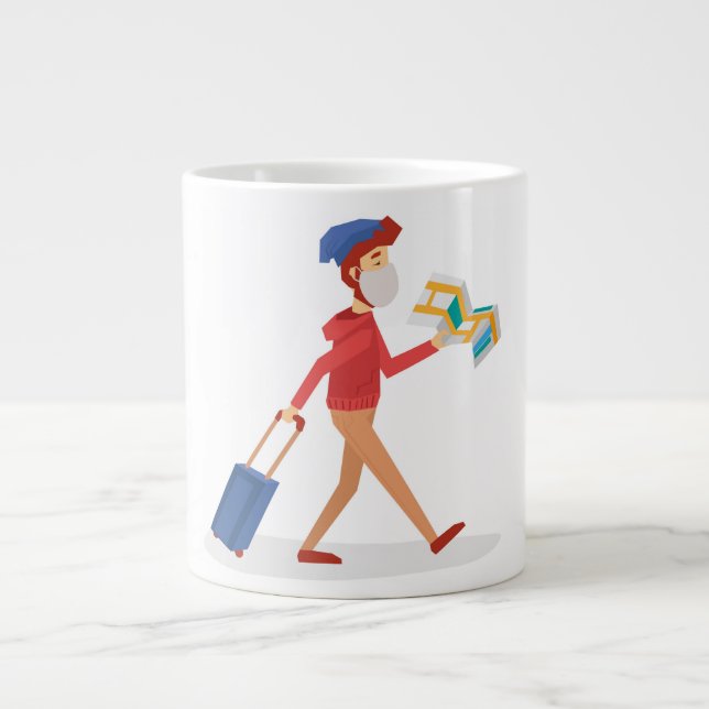 De Café Grande Caneca Jumbo Presente (Frente)