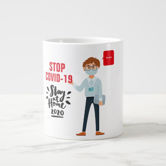 De Café Grande Caneca Jumbo Presente (Frente)