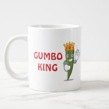 Caneca Jumbo "Rei do Gumbo"