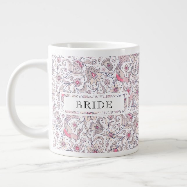 De Café Grande Caneca Jumbo Romântica com Poema - Presente Versát (Esquerda)