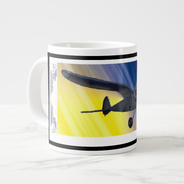 De Café Grande Caneca jumbo - "Spook 48" (Frente Esquerda)