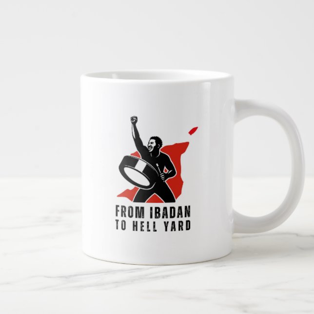 De Café Grande Caneca Jumbo Vitória FITHY (para canhotos) (Direita)