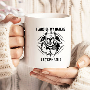 De Café Grande Caneca Lágrimas dos Meus Inimigos, Caneca Engraçad