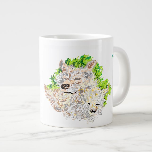 De Café Grande Caneca / Lobos (Frente Esquerda)