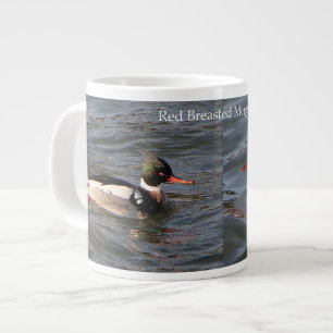 De Café Grande Caneca Merganser vermelha