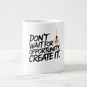 De Café Grande caneca motivacional, inspiração
