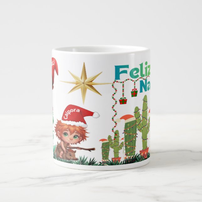 De Café Grande Caneca Natalina Clássica (Frente)