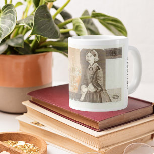 De Café Grande Caneca Nota Vintage £10 - Rainha Elizabeth II