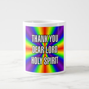 DE CAFÉ GRANDE CANECA OBRIGADO SENHOR ESPÍRITO SANTO