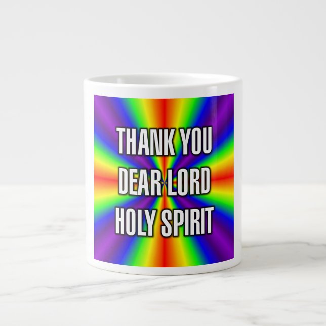 DE CAFÉ GRANDE CANECA OBRIGADO SENHOR ESPÍRITO SANTO (Frente)