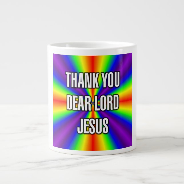 DE CAFÉ GRANDE CANECA OBRIGADO SENHOR JESUS (Frente)