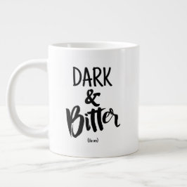De Café Grande Caneca Padrão - Escura e Amarga