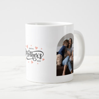 De Café Grande Caneca personalizada do Dia das Mães com Foto