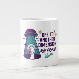 De Café Grande Caneca Personalizada UFO Ganso, Presente Divertido