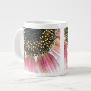 De Café Grande Caneca Rosa Girassol