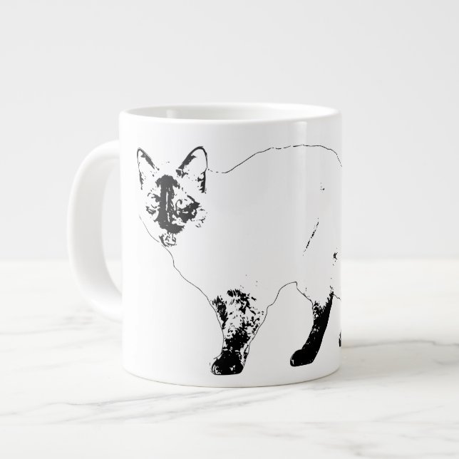 De Café Grande Caneca Sharp Eyes, Bold Lines (Frente Esquerda)