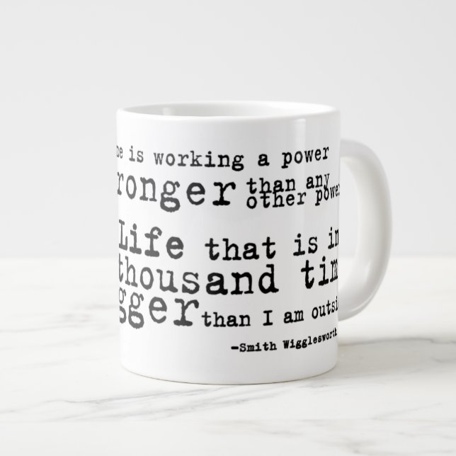 De Café Grande Caneca Smith Wigglesworth (Frente Esquerda)