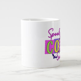 De Café Grande Caneca Spooky Collie Halloween