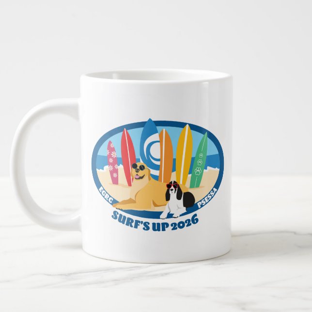 De Café Grande Caneca Surfs Up 2026 (Esquerda)