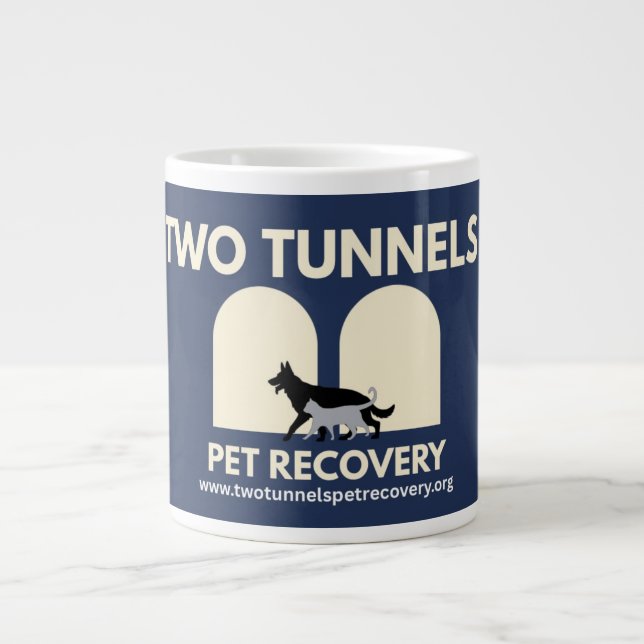 De Café Grande Caneca Two Tunnels  (Frente)