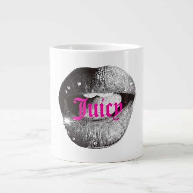 De Café Grande Caneca Y2K Glossy Lips – Inspirada em Bratz Retro  (Frente)