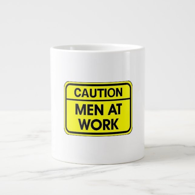 De Café Grande cautela no trabalho, caneca (Frente)
