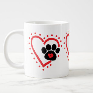 De Café Grande Critter Love Cerâmica 20 oz. Caneca