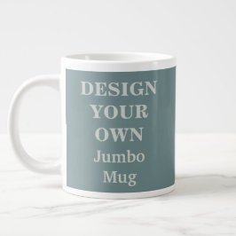 De Café Grande Design Sua Própria Caneca Jumbo - Teto
