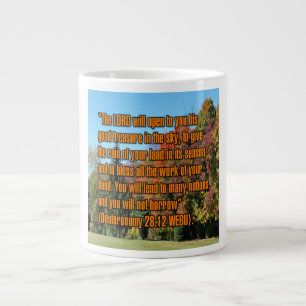 De Café Grande Deuteronomio 28:12 WEBU Caneca