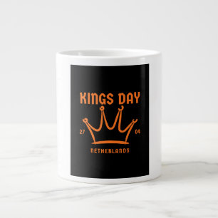 De Café Grande Dia do Rei 2026 Holanda caneca coroa laranja