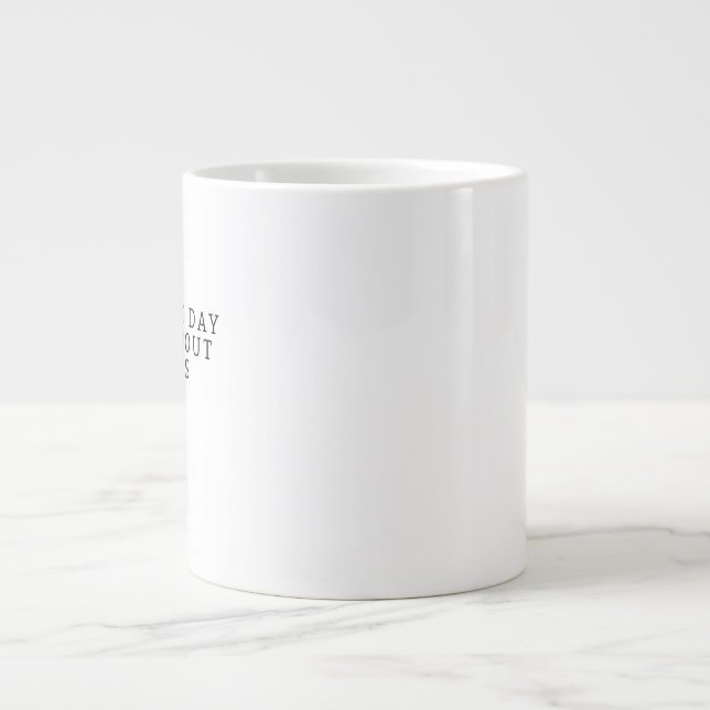 De Café Grande É Um Bom Dia Para Falar Sobre Sentimentos Caneca – (Frente)