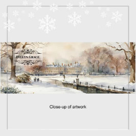De Café Grande Elegante Winter Kensington Gardens Londres Caneca