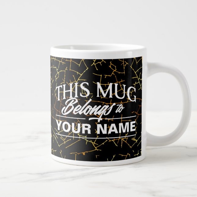 De Café Grande Esta Caneca Pertence a SEUNOME (Direita)
