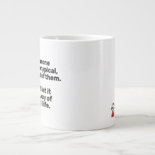 De Café Grande Eu Amo Alguém Que É Uma Caneca Neurotípica