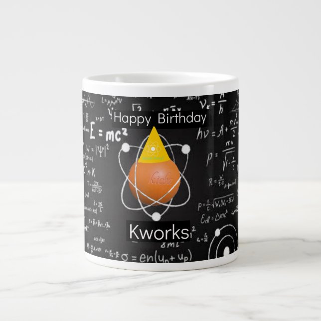 De Café Grande Feliz Aniversário Caneca Kworks (Frente)