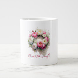 De Café Grande Floresça Com Força, Caneca Clássica