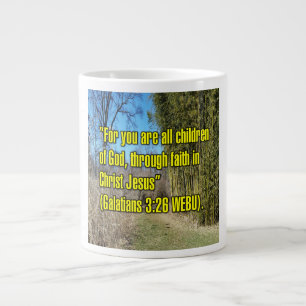 De Café Grande Gálatas 3:26 WEBU Caneca