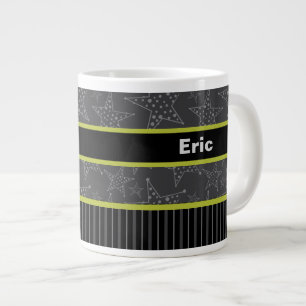 De Café Grande Gift Mug para Ele, caneca personalizada, Cinza