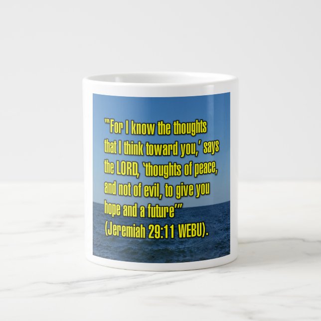 De Café Grande Jeremias 29:11 WEBU Caneca (Frente)