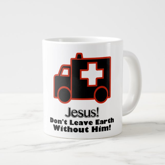 De Café Grande Jesus - Caneca (Frente Esquerda)