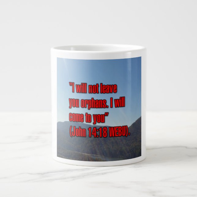 De Café Grande João 14:18 WEBU Caneca (Frente)
